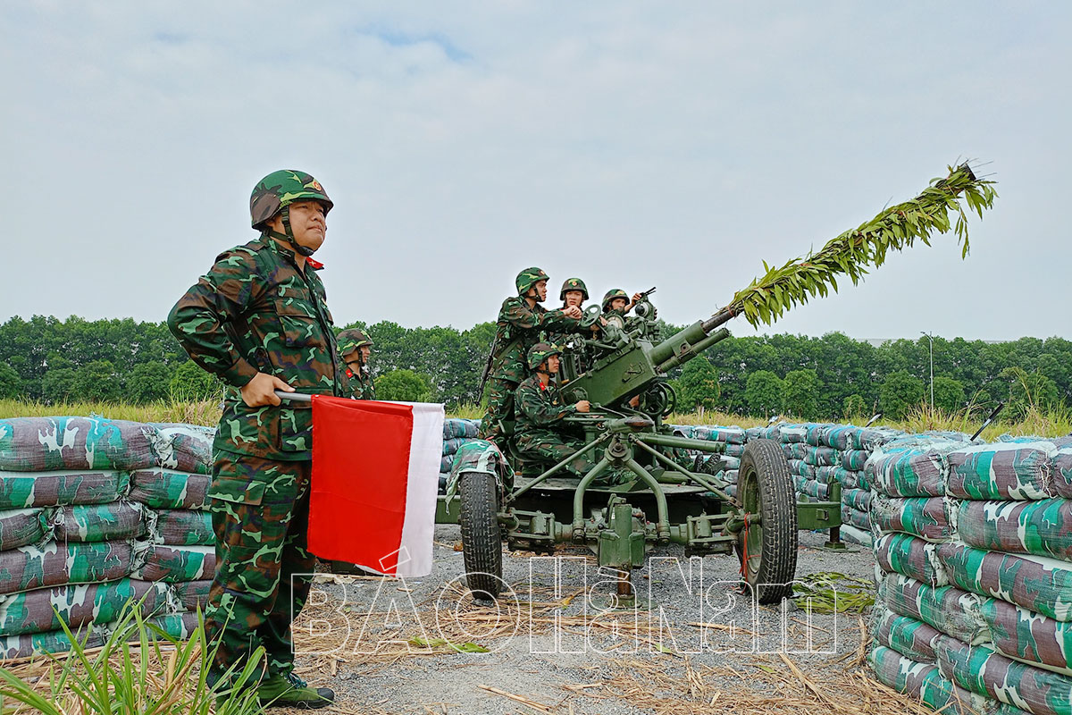 Diễn tập thực binh trong diễn tập khu vực phòng thủ tỉnh năm 2023