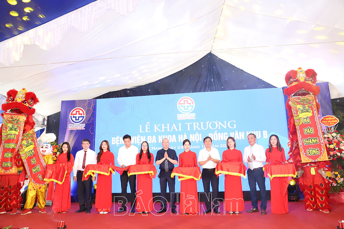 Bệnh viện Đa khoa Hà Nội - Đồng Văn khai trương tòa nhà B