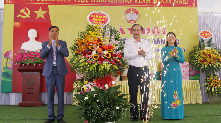 Tổ dân phố số 7, phường Lê Hồng Phong tổ chức Ngày hội Đại đoàn kết toàn dân tộc