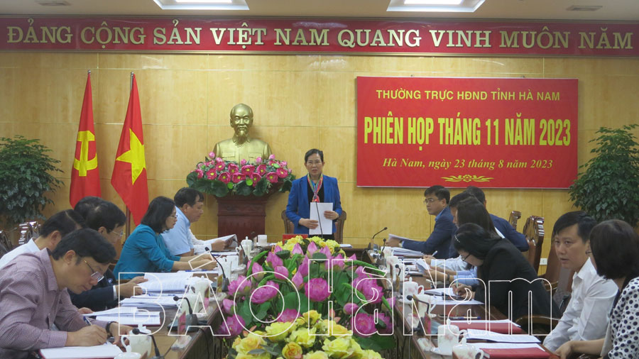Thường trực HĐND tỉnh họp phiên thường kỳ tháng 11