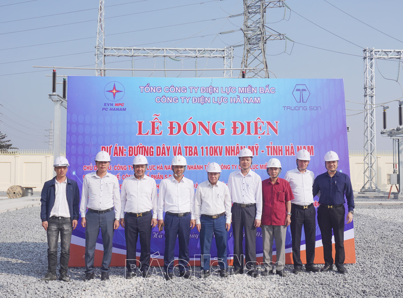 Công ty Điện lực Hà Nam tổ chức đóng điện TBA 110 kV Nhân Mỹ