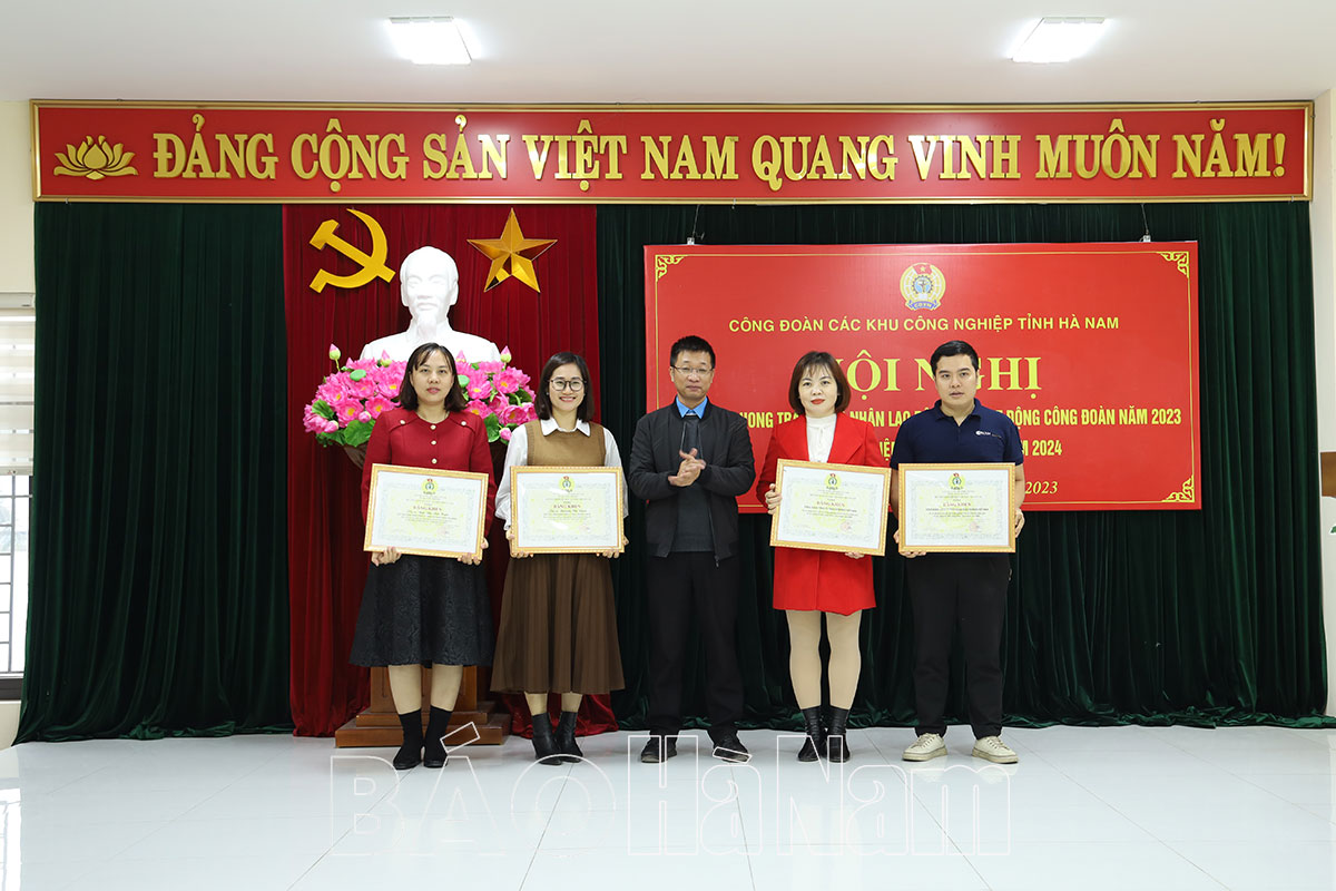 Công đoàn các Khu công nghiệp tỉnh đề ra 12 nhiệm vụ trọng tâm năm 2024