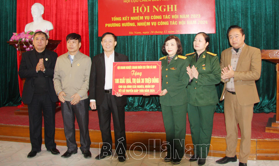 Hội Cựu chiến binh tỉnh tổng kết công tác hội năm 2023, triển khai nhiệm vụ năm 2024