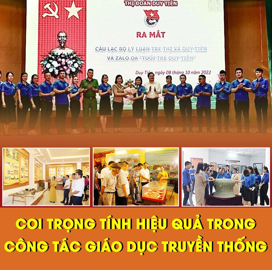 Coi trọng tính hiệu quả trong công tác giáo dục truyền thống