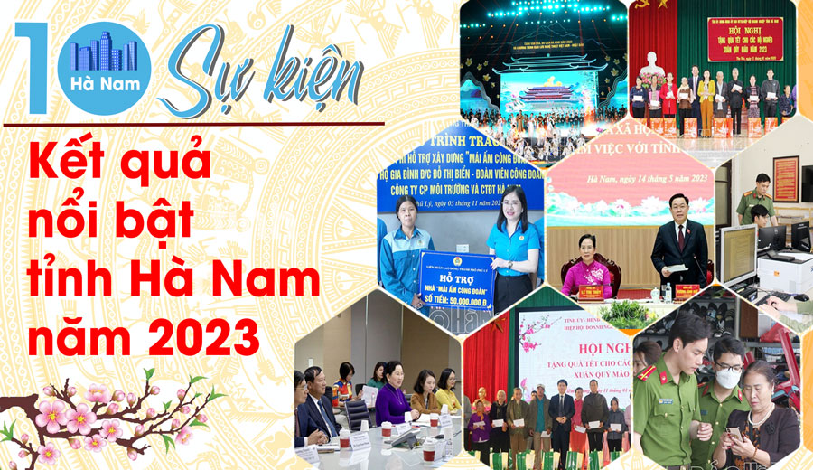 10 sự kiện, kết quả nổi bật tỉnh Hà Nam 2023