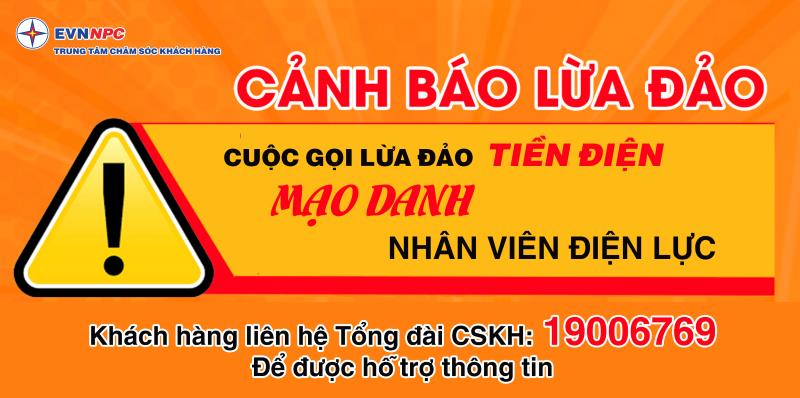 EVNNPC cảnh báo cuộc gọi mạo danh nhân viên điện lực hoàn tiền điện cho khách hàng