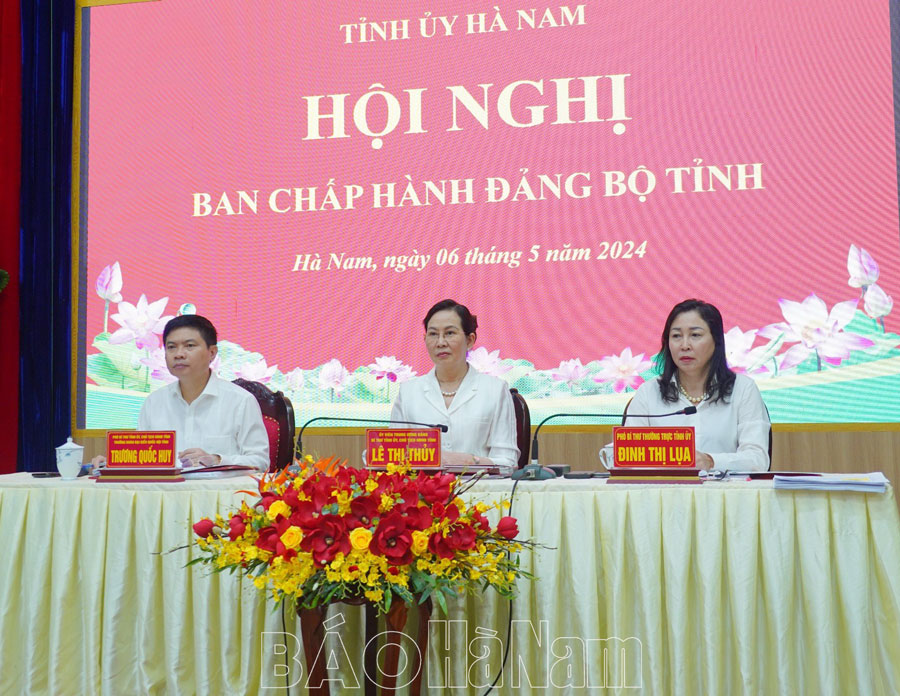 Ban Chấp hành Đảng bộ tỉnh cho chủ trương, cho ý kiến nhiều nội dung quan trọng theo thẩm quyền