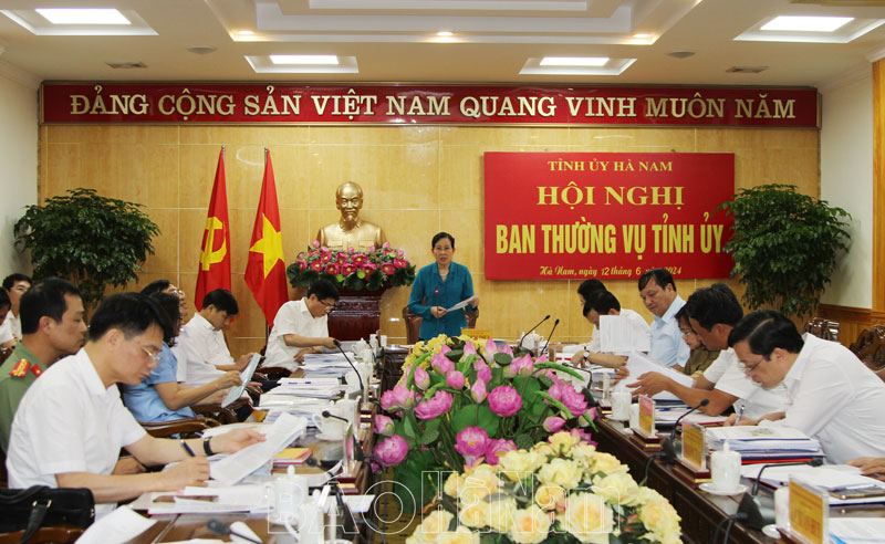 BTV Tỉnh ủy cho ý kiến, cho chủ trương các nội dung theo thẩm quyền