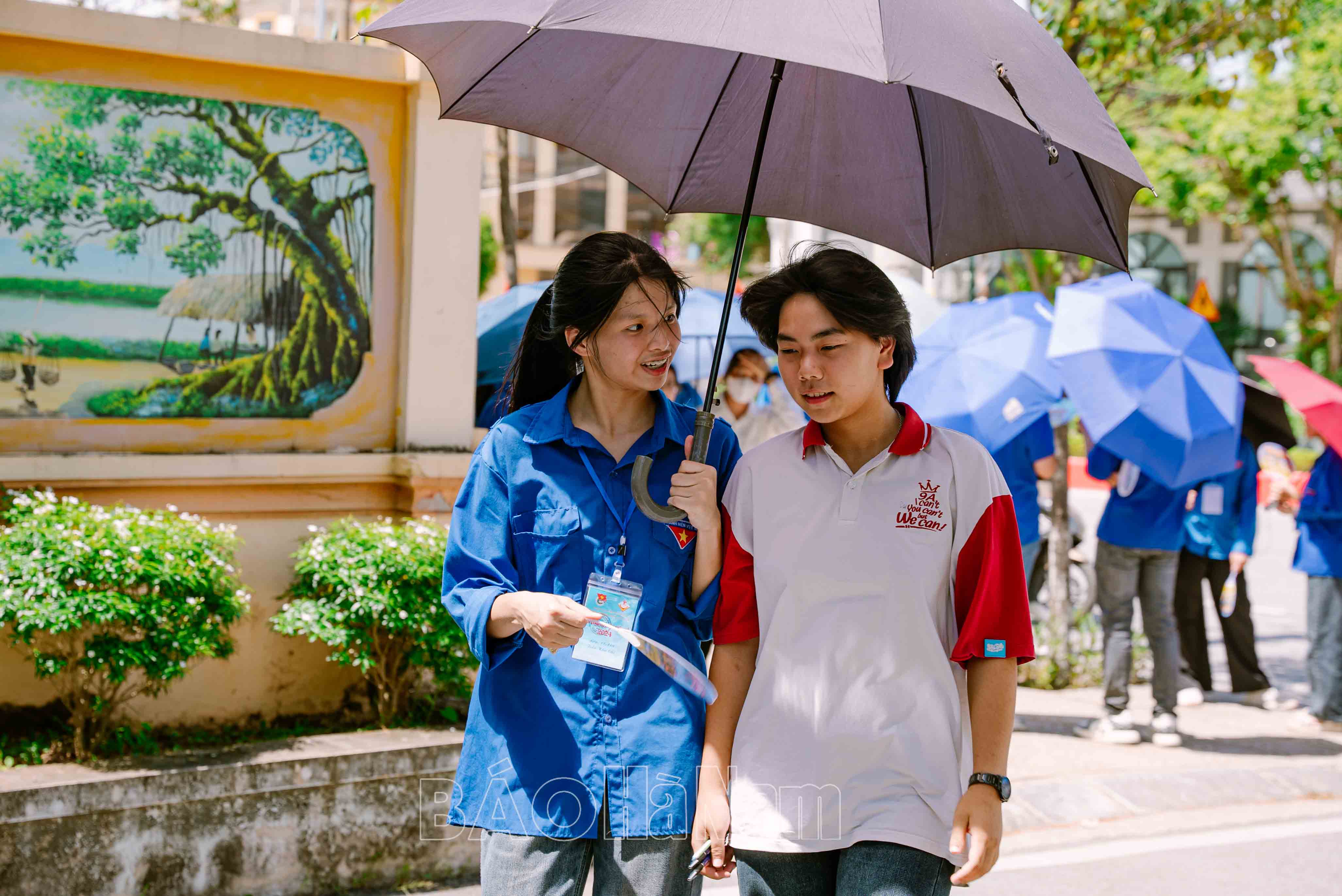 Sắc xanh tiếp sức sĩ tử vào 10