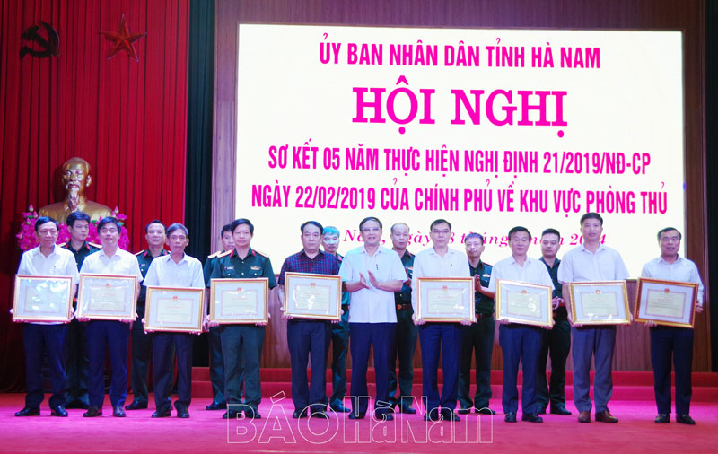 UBND tỉnh sơ kết 5 năm thực hiện Nghị định của Chính phủ về khu vực phòng thủ