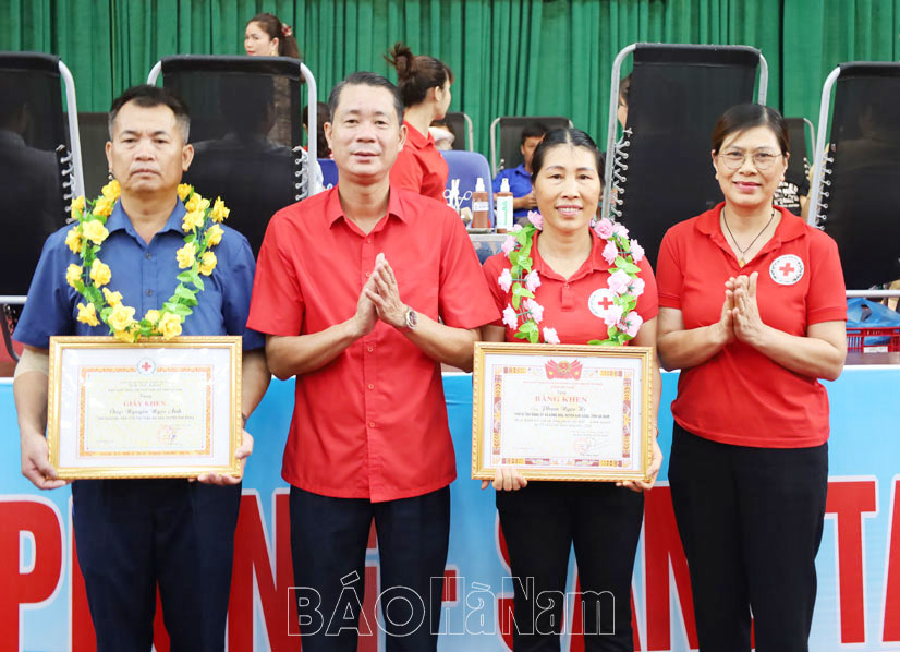 Kim Bảng tổ chức Ngày hội hiến máu tình nguyện năm 2024