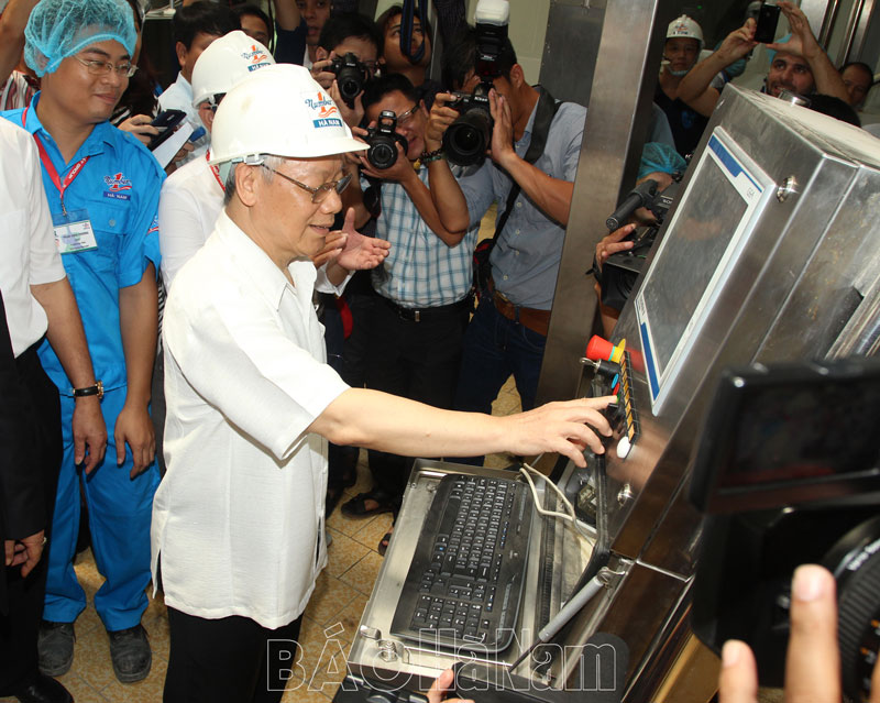 Tổng Bí thư Nguyễn Phú Trọng với Hà Nam