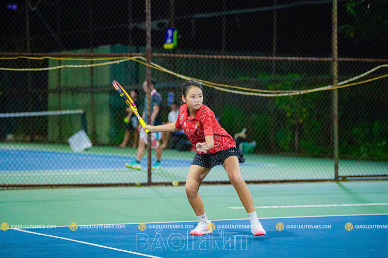 VĐV Hà Nam vô địch nội dung đơn nữ lứa tuổi U12 Giải Quần vợt thanh, thiếu niên quốc gia 2024