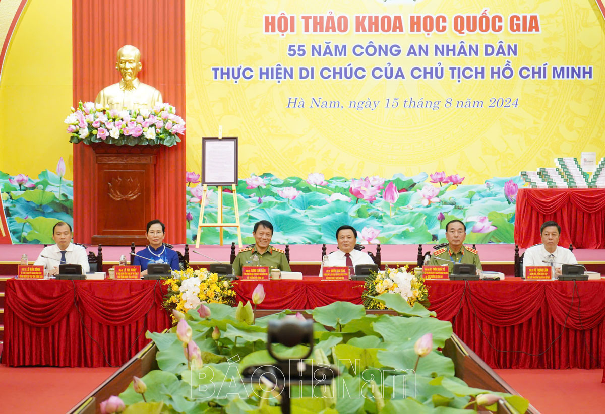 Hội thảo khoa học cấp Quốc gia “55 năm CAND thực hiện Di chúc của Chủ tịch Hồ Chí Minh"