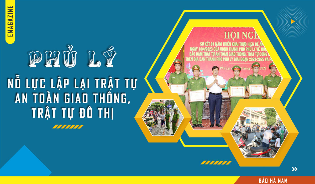 Phủ Lý nỗ lực lập lại trật tự an toàn giao thông, trật tự đô thị
