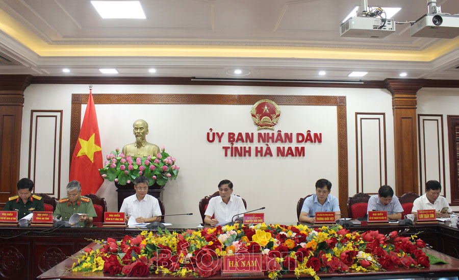 Phó Thủ tướng Chính phủ Trần Hồng Hà chủ trì hội nghị trực tuyến triển khai ứng phó với bão số 3