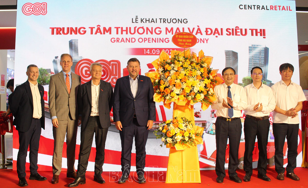 Tập đoàn Central Retail Việt Nam khai trương trung tâm thương mại GO! Hà Nam