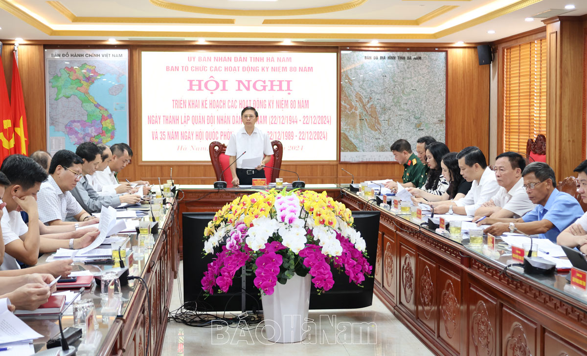 Triển khai kế hoạch tổ chức kỷ niệm 80 năm Ngày thành lập Quân đội nhân dân Việt Nam