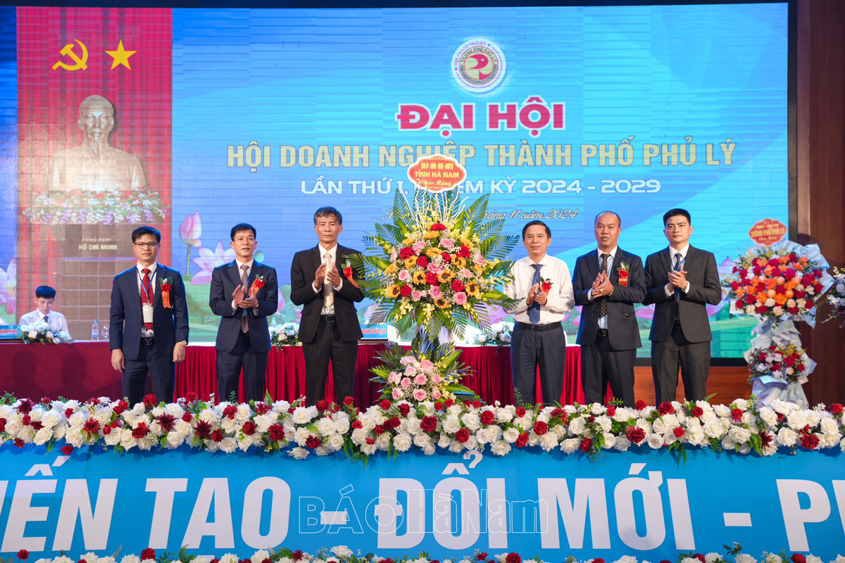 Đại hội Hội Doanh nghiệp thành phố Phủ Lý lần thứ I, nhiệm kỳ 2024 - 2029