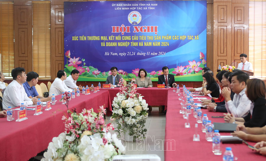 Hội nghị xúc tiến thương mại, kết nối cung cầu, tiêu thụ sản phẩm cho các HTX