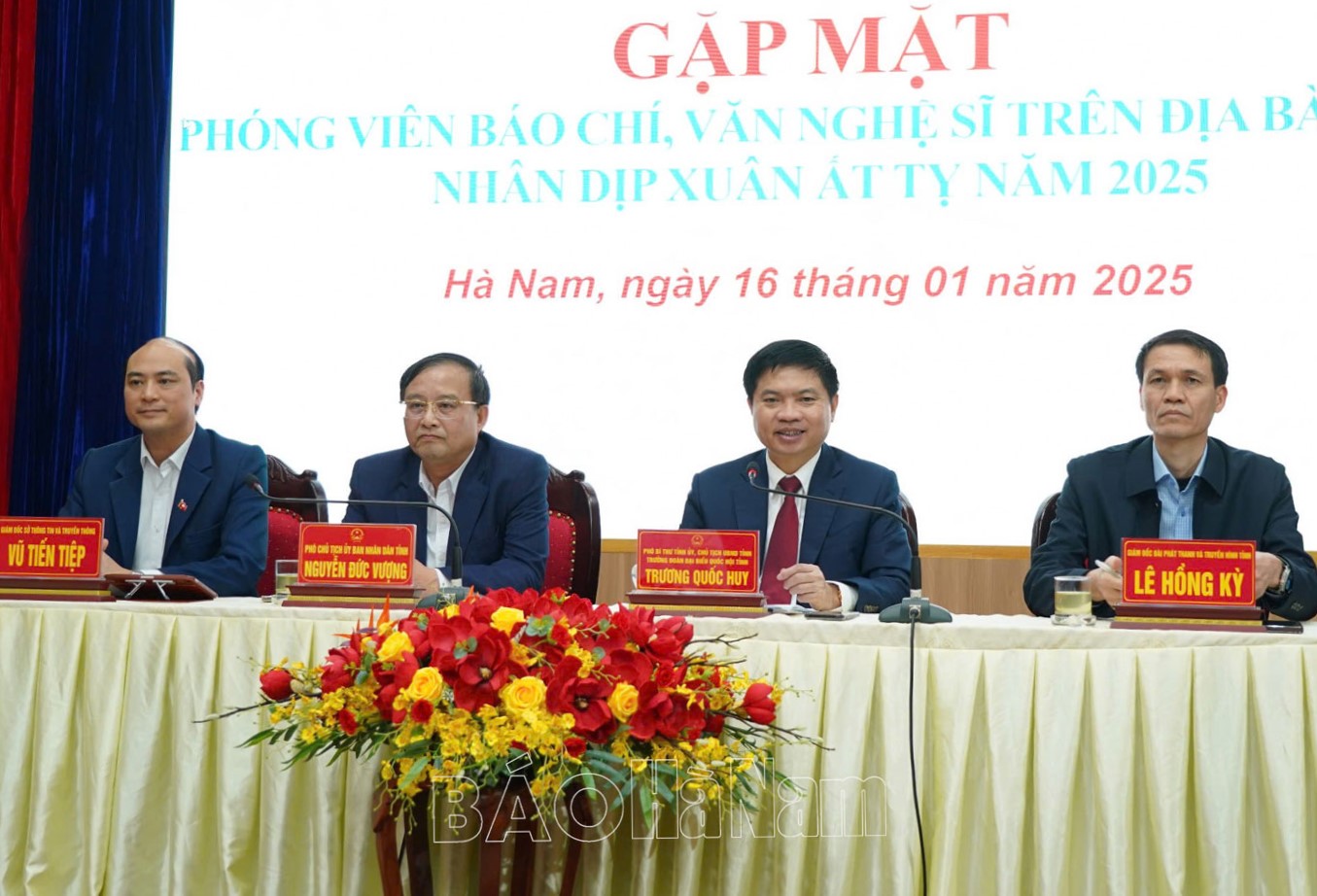 Lãnh đạo tỉnh gặp mặt các cơ quan báo chí nhân dịp Xuân Ất Tỵ