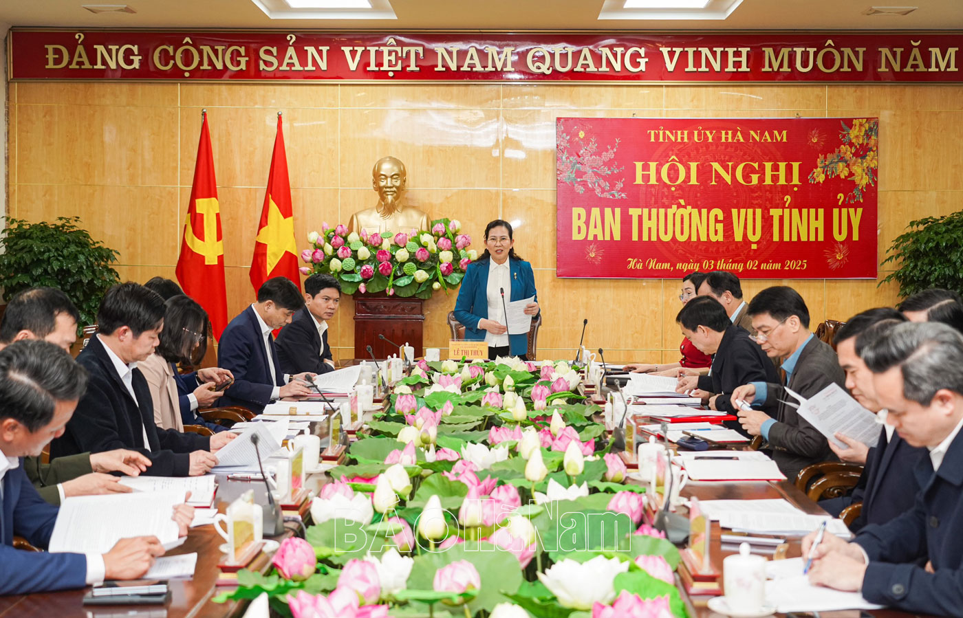 Ban Thường vụ Tỉnh ủy đánh giá tình hình tổ chức Tết Nguyên đán Ất Tỵ