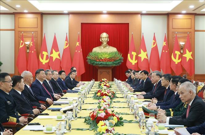 Tổng Bí thư Tô Lâm hội đàm với Tổng Bí thư, Chủ tịch nước Trung Quốc Tập Cận Bình