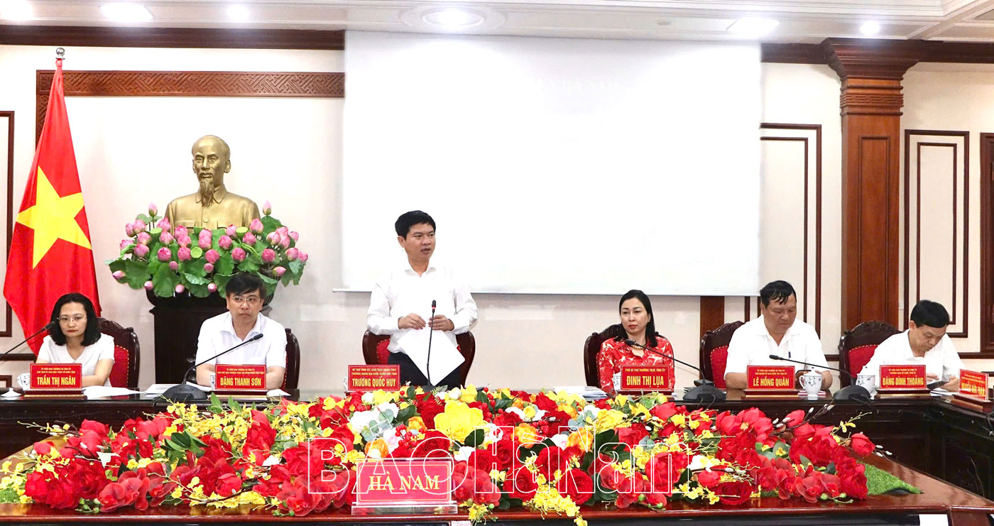 Ban Chấp hành Đảng bộ tỉnh cho ý kiến về phương án sắp xếp đơn vị hành chính cấp xã