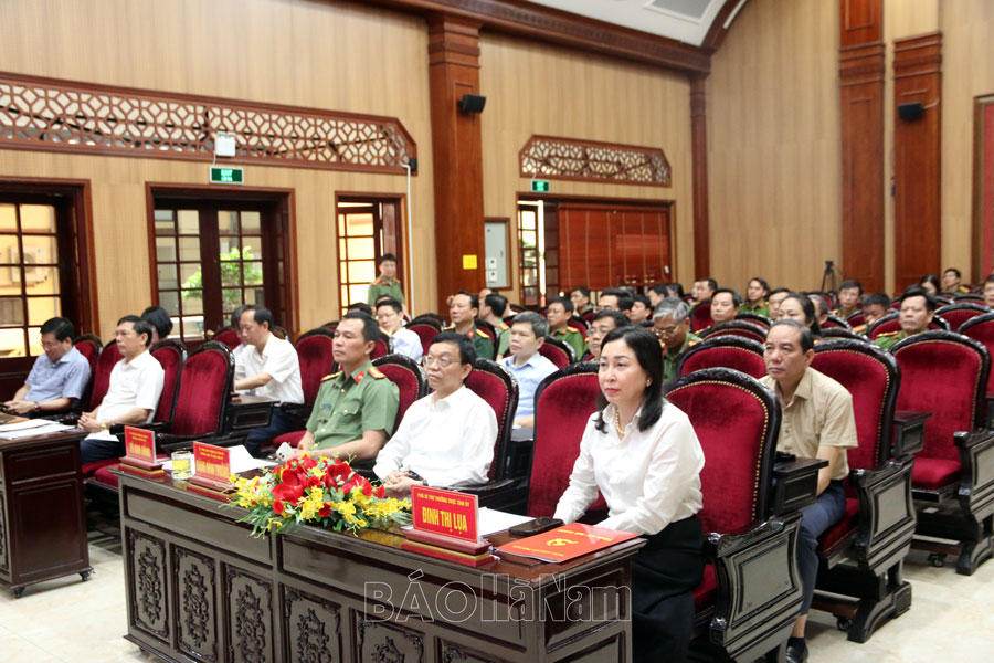 Hội nghị trực tuyến toàn quốc quán triệt Kết luận số 132 - KL/TW của Bộ Chính trị