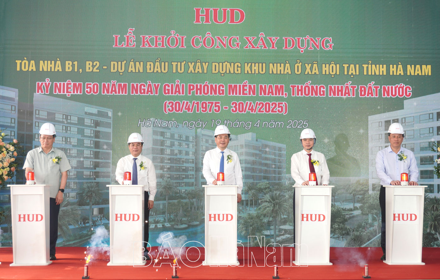 Khởi công xây dựng Dự án Khu nhà ở xã hội tại phường Đồng Văn