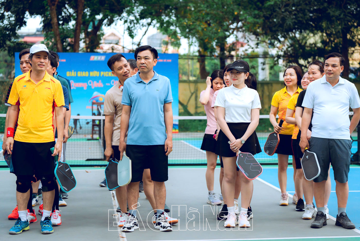 Báo Hà Nam tổ chức giải Pickeball chào mừng kỷ niệm 50 năm Ngày Giải phóng miền Nam, thống nhất đất nước