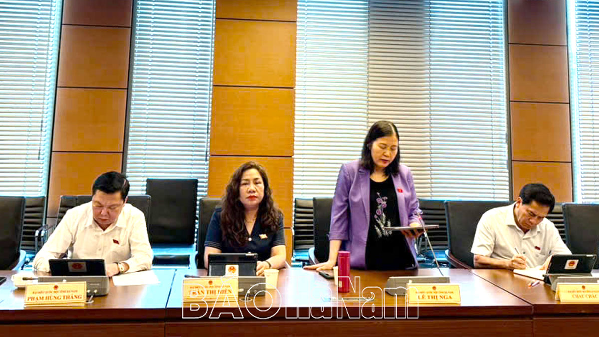 Đoàn ĐBQH Hà Nam thảo luận ở tổ về các dự án luật