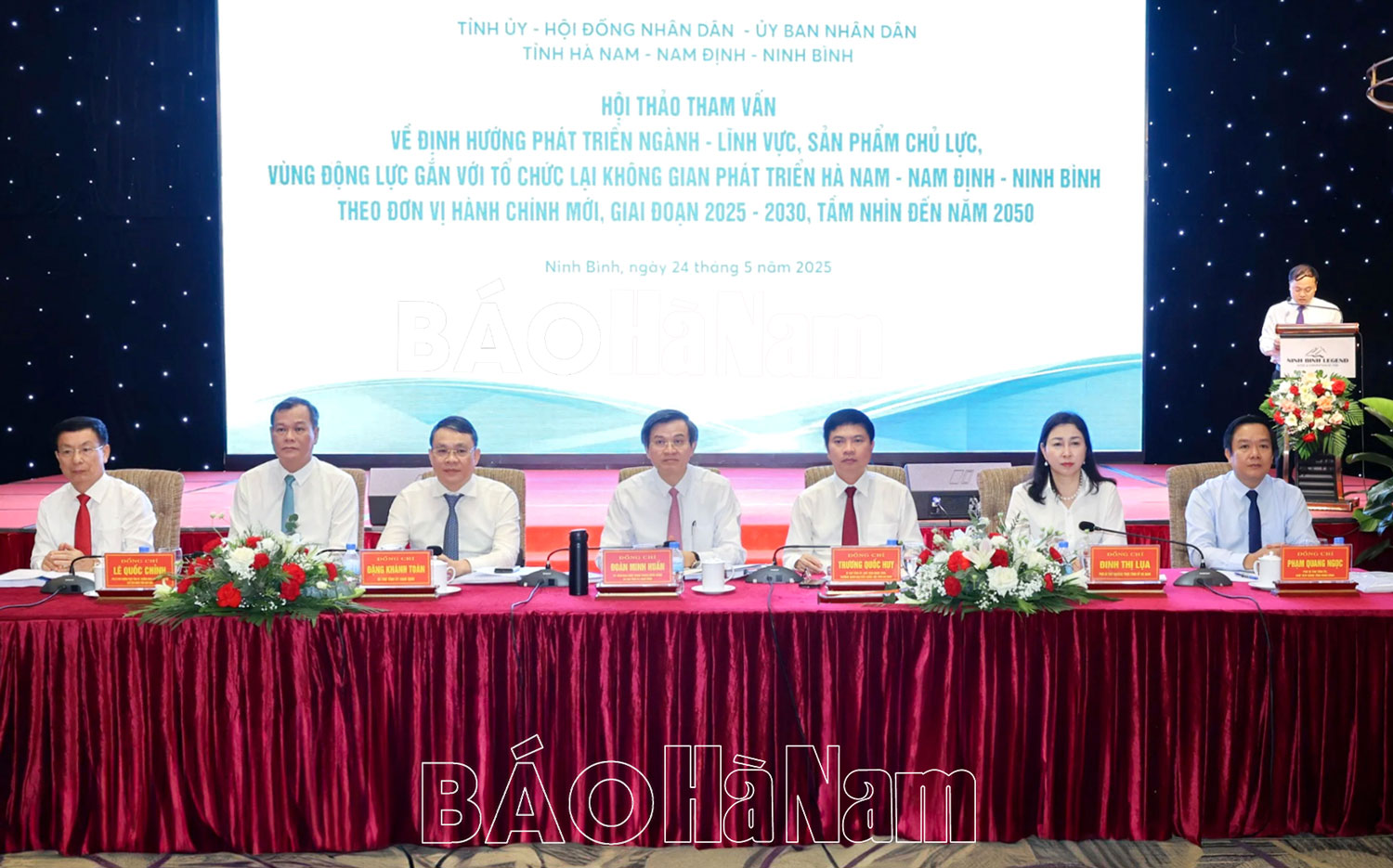 Hội thảo tham vấn về định hướng phát triển ngành gắn với không gian phát triển tỉnh Hà Nam - Nam Định - Ninh Bình