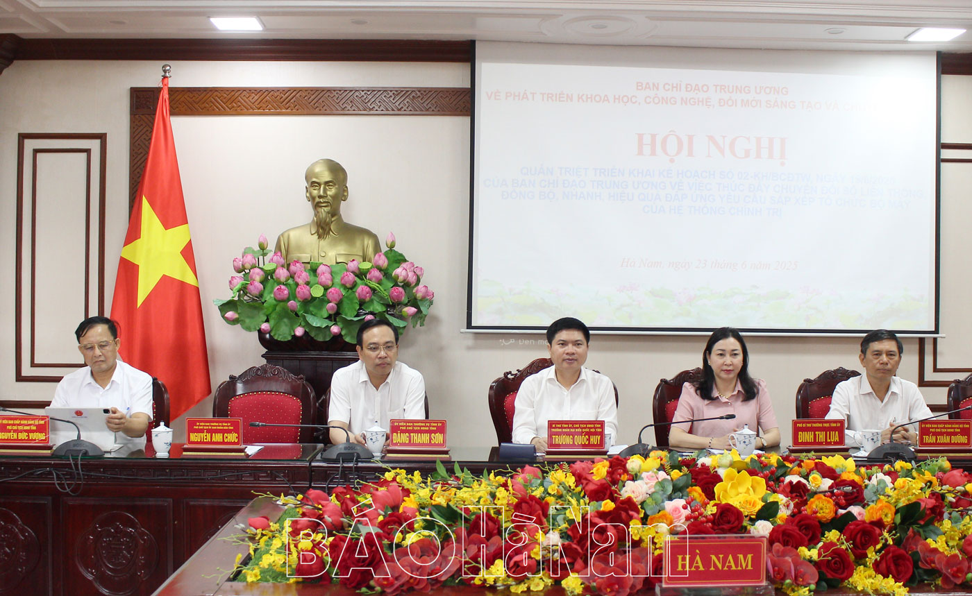 Quán triệt, triển khai Kế hoạch thúc đẩy chuyển đổi số liên thông