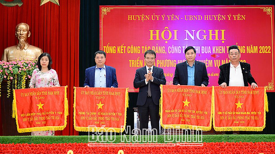 Đảng bộ huyện Ý Yên lãnh đạo hoàn thành toàn diện nhiệm vụ  chính trị năm 2022