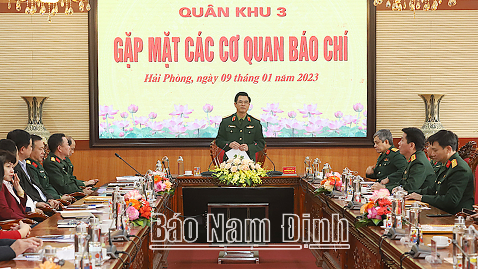 Quân khu 3 gặp mặt các cơ quan báo chí năm 2023