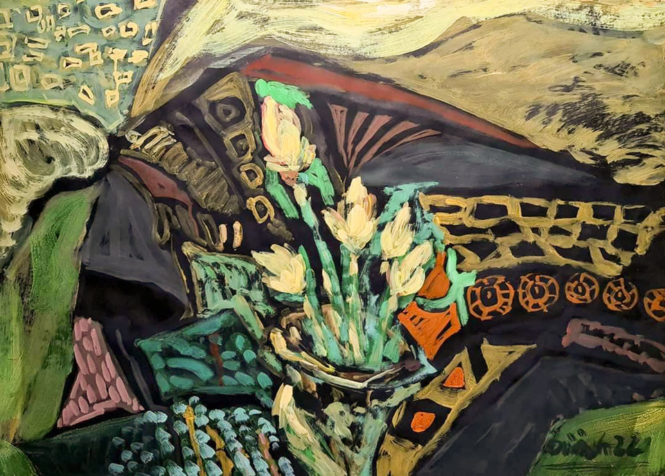 Nét xuân trong tranh họa sĩ Nam Định