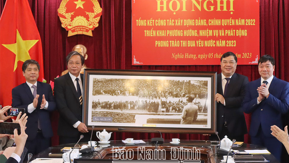 Đảng bộ huyện Nghĩa Hưng tập trung lãnh đạo thực hiện hiệu quả nhiệm vụ chính trị năm 2023