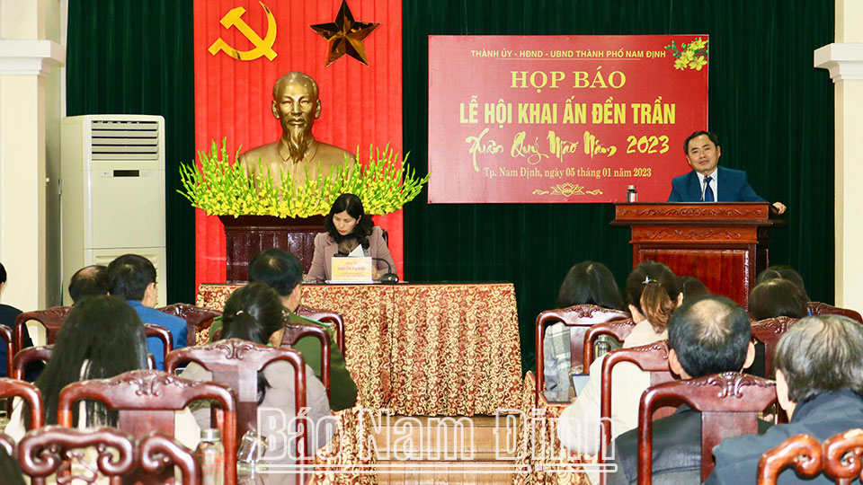 Tổ chức Lễ hội Khai ấn Đền Trần Xuân Quý Mão năm 2023 an toàn, ý nghĩa