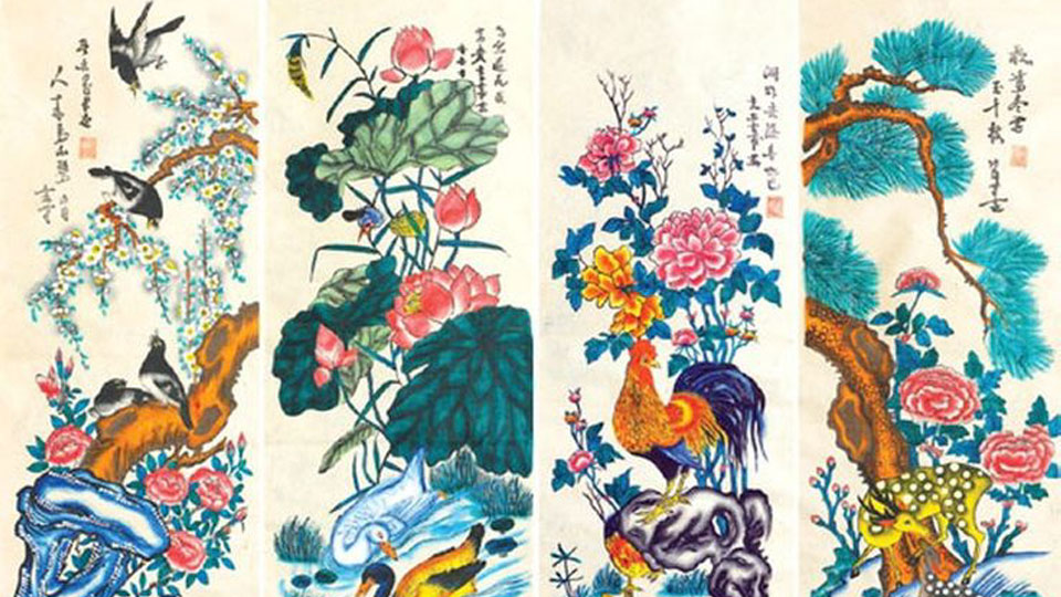 Chơi tranh ngày Tết