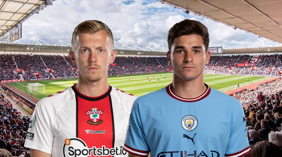 Dự đoán tỷ số, đội hình xuất phát trận Southampton - Man City