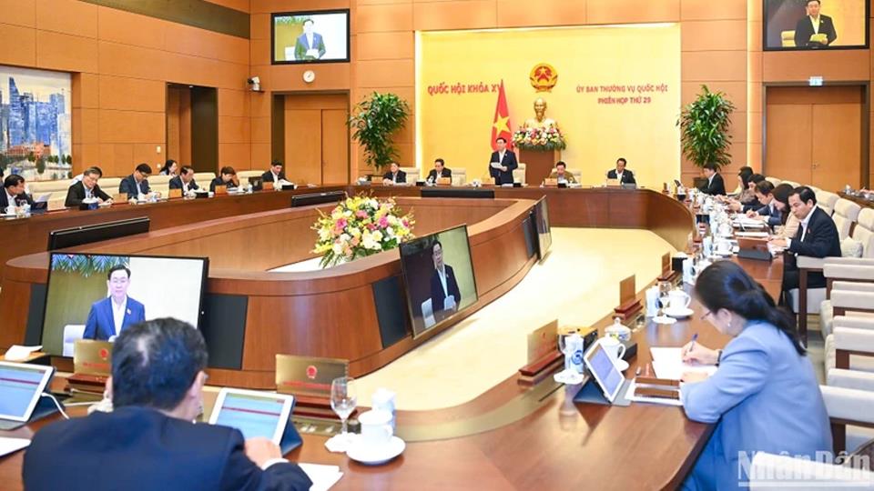 Khai mạc Phiên họp thứ 29 của Ủy ban Thường vụ Quốc hội