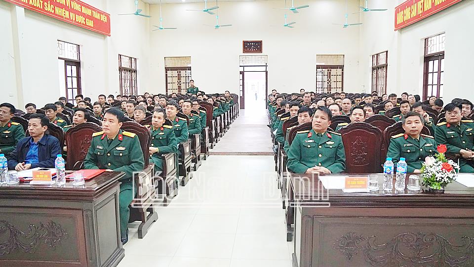 Bộ CHQS tỉnh tập huấn cán bộ giai đoạn 1 năm 2024