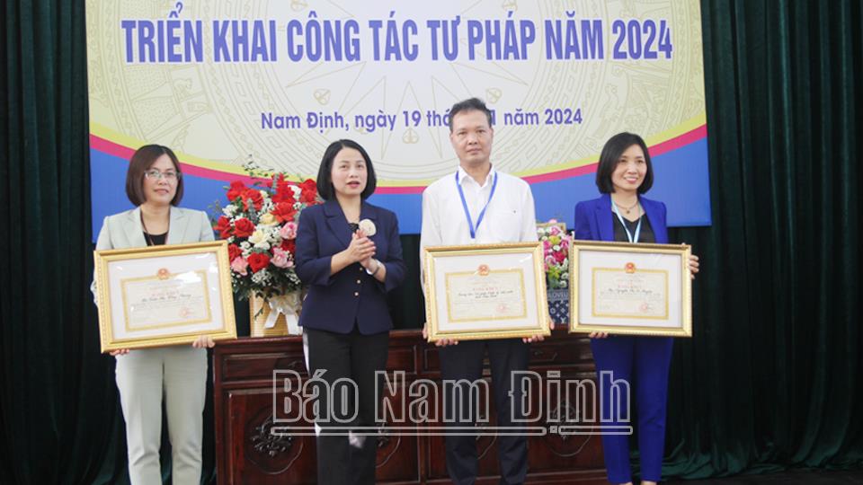 Triển khai thực hiện toàn diện, hiệu quả các mặt công tác Tư pháp