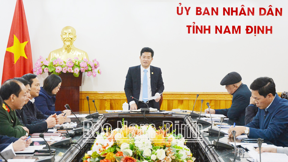 Xét công nhận 7 xã của các huyện Giao Thủy, Nam Trực đạt chuẩn nông thôn mới nâng cao, kiểu mẫu