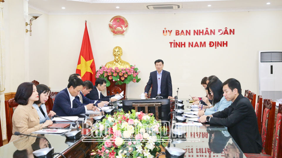 Thông báo Kết luận của Chủ tịch UBND tỉnh tại cuộc họp kiểm điểm tiến độ sắp xếp đơn vị hành chính cấp huyện, cấp xã giai đoạn 2023 -2025