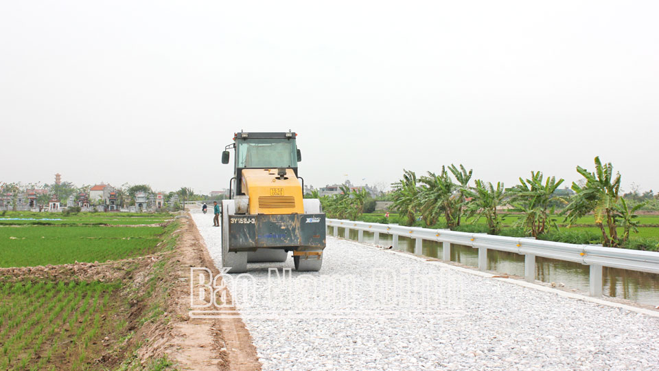 Hải Hậu phát triển hạ tầng đáp ứng xây dựng nông thôn mới kiểu mẫu