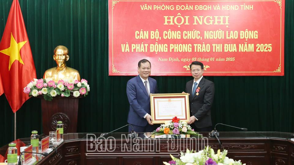 Văn phòng Đoàn ĐBQH và HĐND tỉnh phát động phong trào thi đua năm 2025