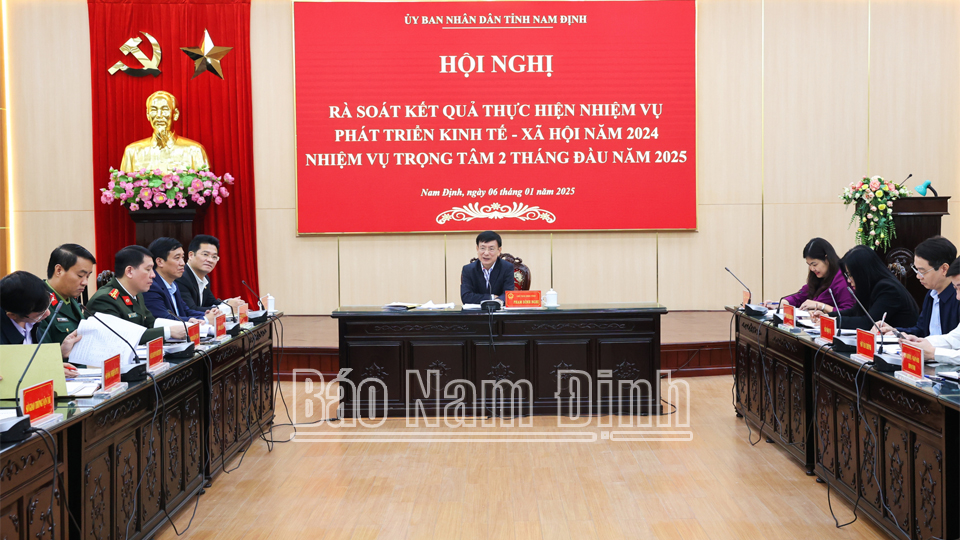 UBND tỉnh triển khai nhiệm vụ trọng tâm 2 tháng đầu năm