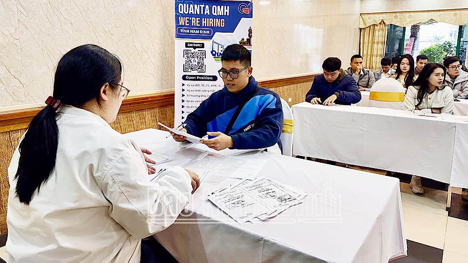 Quanta Computer Inc., tổ chức Ngày hội việc làm tại Nam Định nhằm tuyển 1.300 lao động